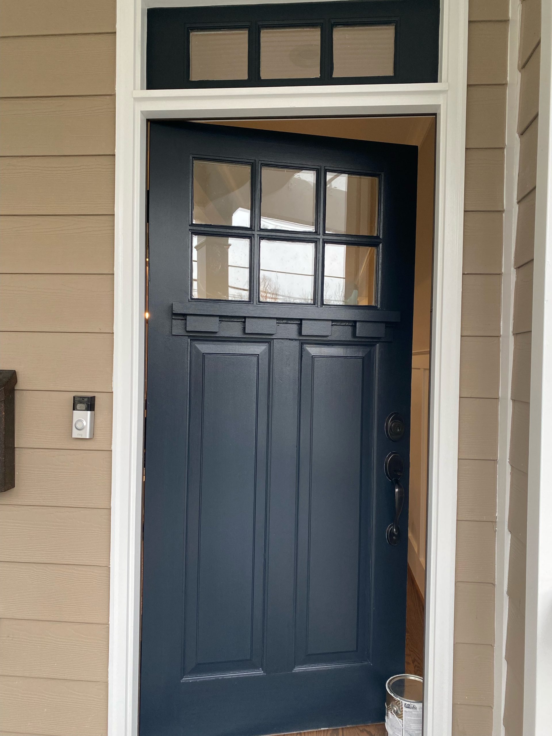 Painted Exterior Door